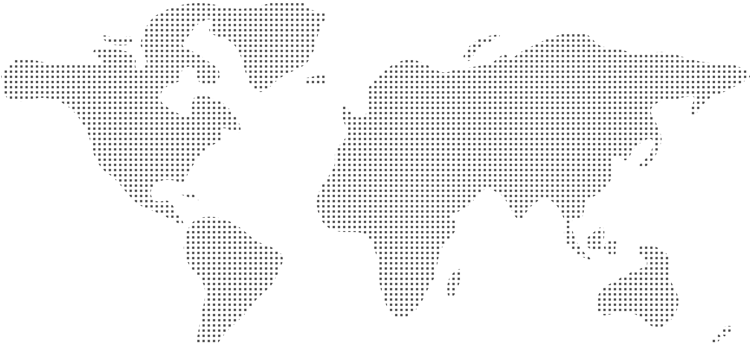 Global map showing worldwide presence