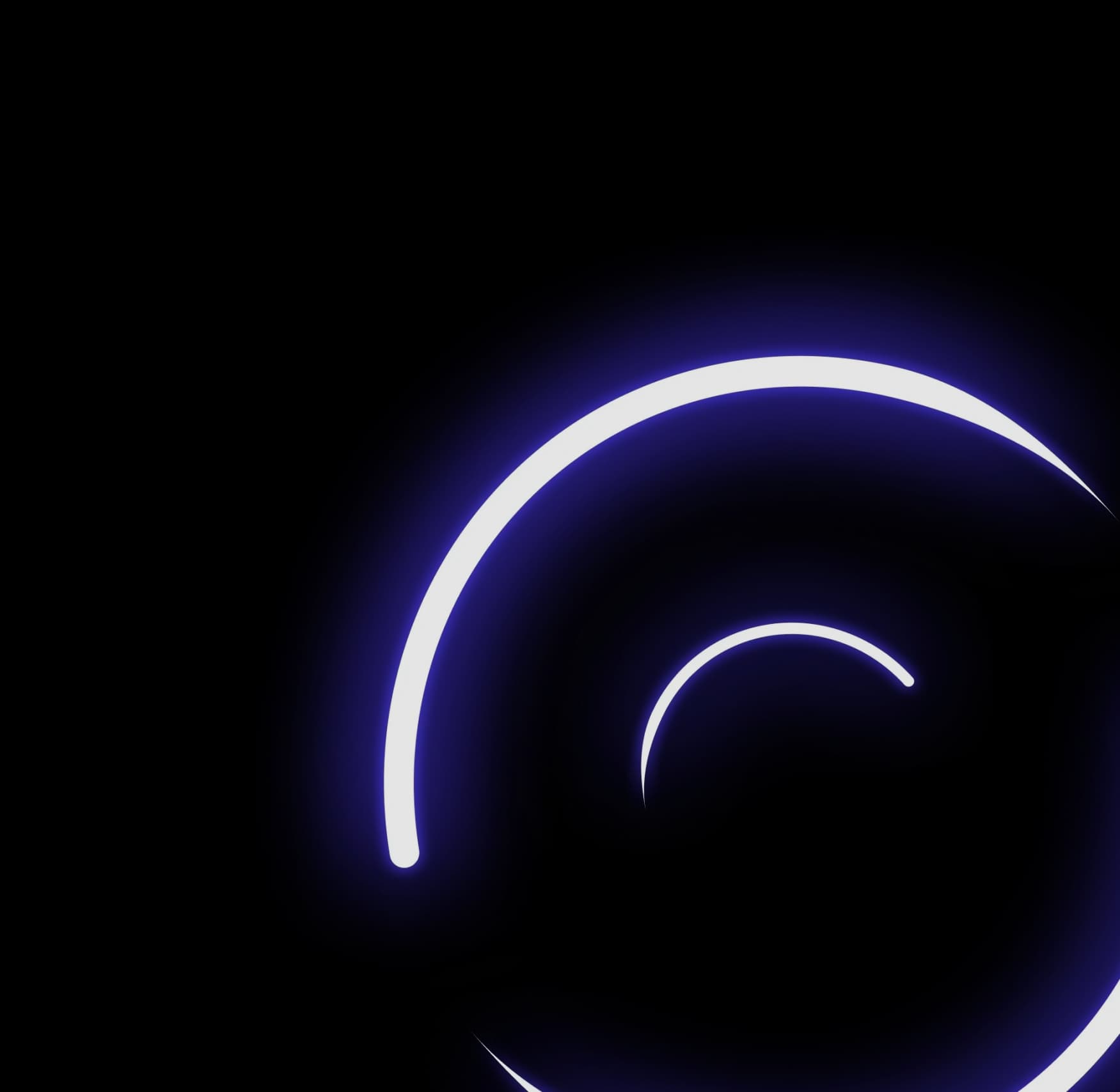Right circular animation