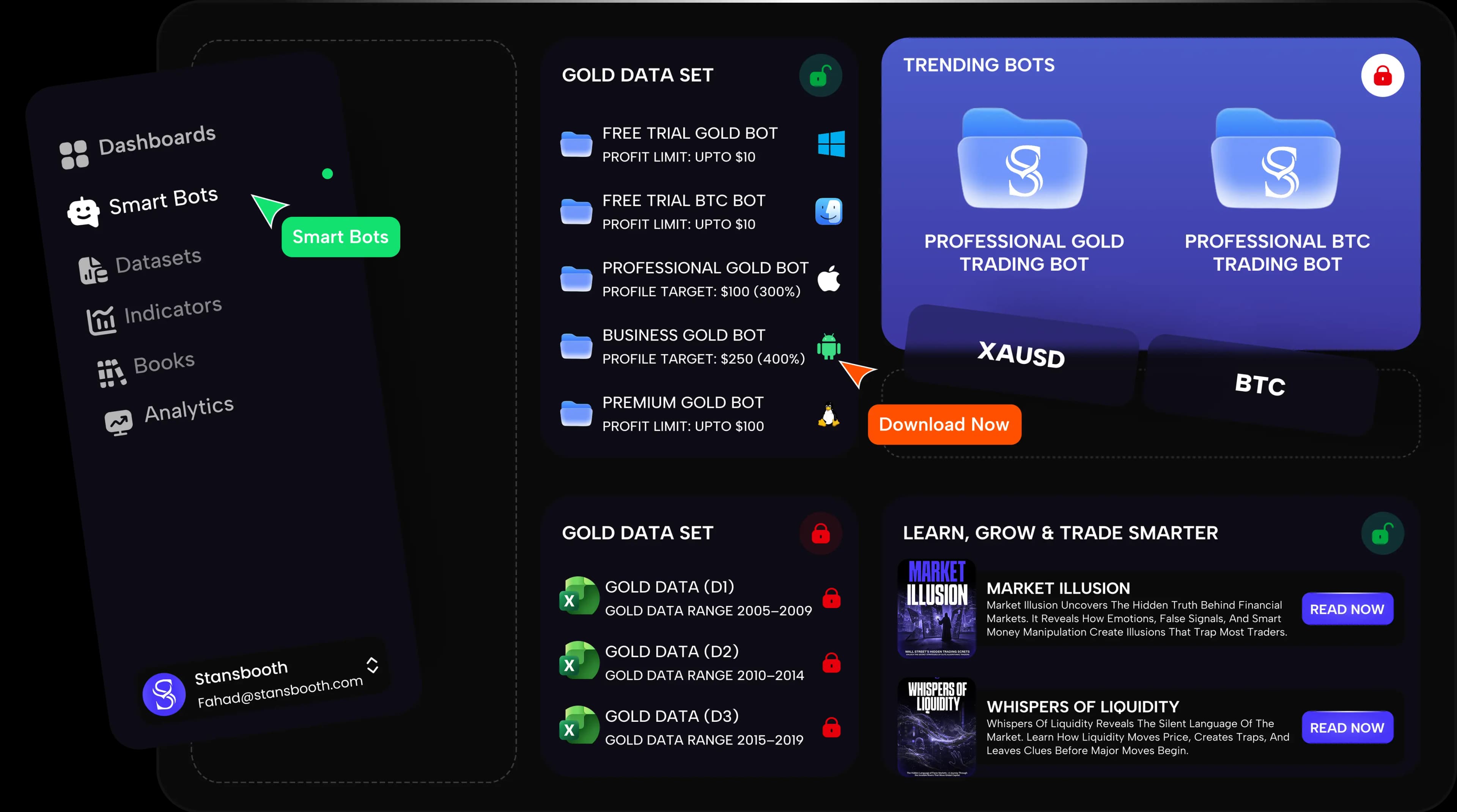 Stansbooth - AI Trading Platform